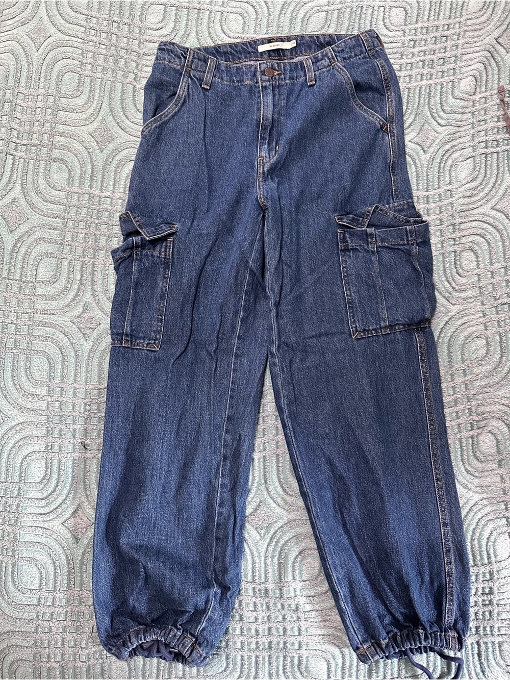 Levi’s Dark Blue Cargo Denim Jogger Pants